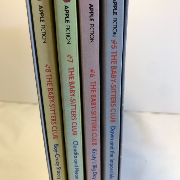 Vintage 1987 first edition Apple Paperbacks The Baby-Sitters Club Books #5-#8 - Picture 6 of 11